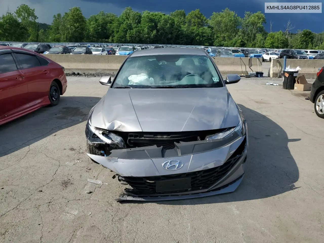 2023 Hyundai Elantra Sel VIN: KMHLS4AG8PU412885 Lot: 63384625