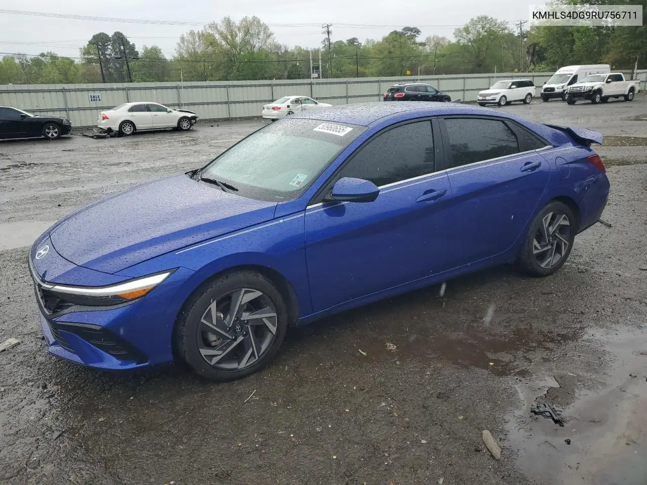 2024 Hyundai Elantra Sel VIN: KMHLS4DG9RU756711 Lot: 50960655