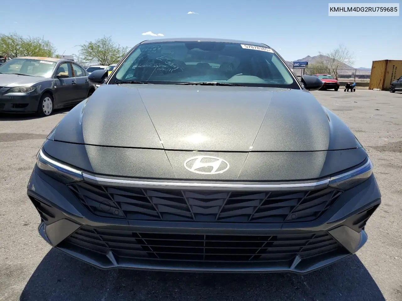 2024 Hyundai Elantra Sel VIN: KMHLM4DG2RU759685 Lot: 57078385