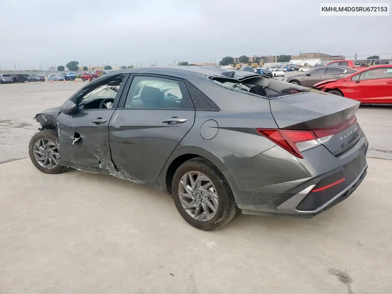 2024 Hyundai Elantra Sel VIN: KMHLM4DG5RU672153 Lot: 58100205