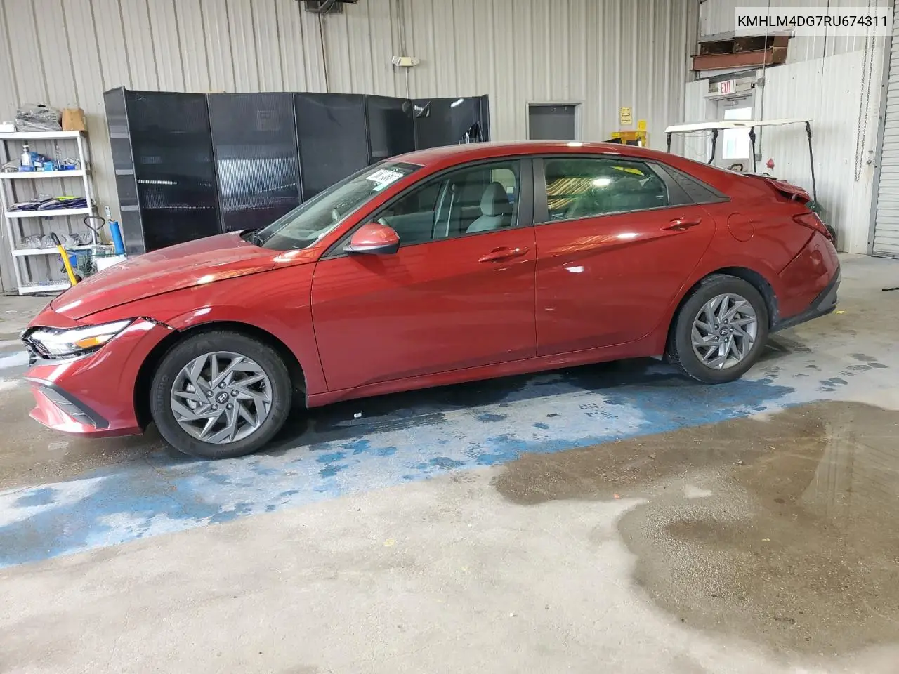 2024 Hyundai Elantra Sel VIN: KMHLM4DG7RU674311 Lot: 61109175