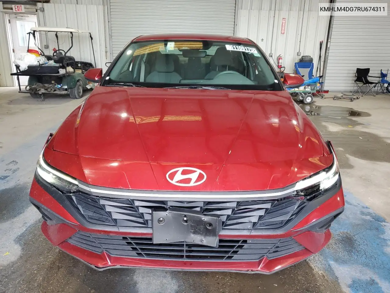 2024 Hyundai Elantra Sel VIN: KMHLM4DG7RU674311 Lot: 61109175