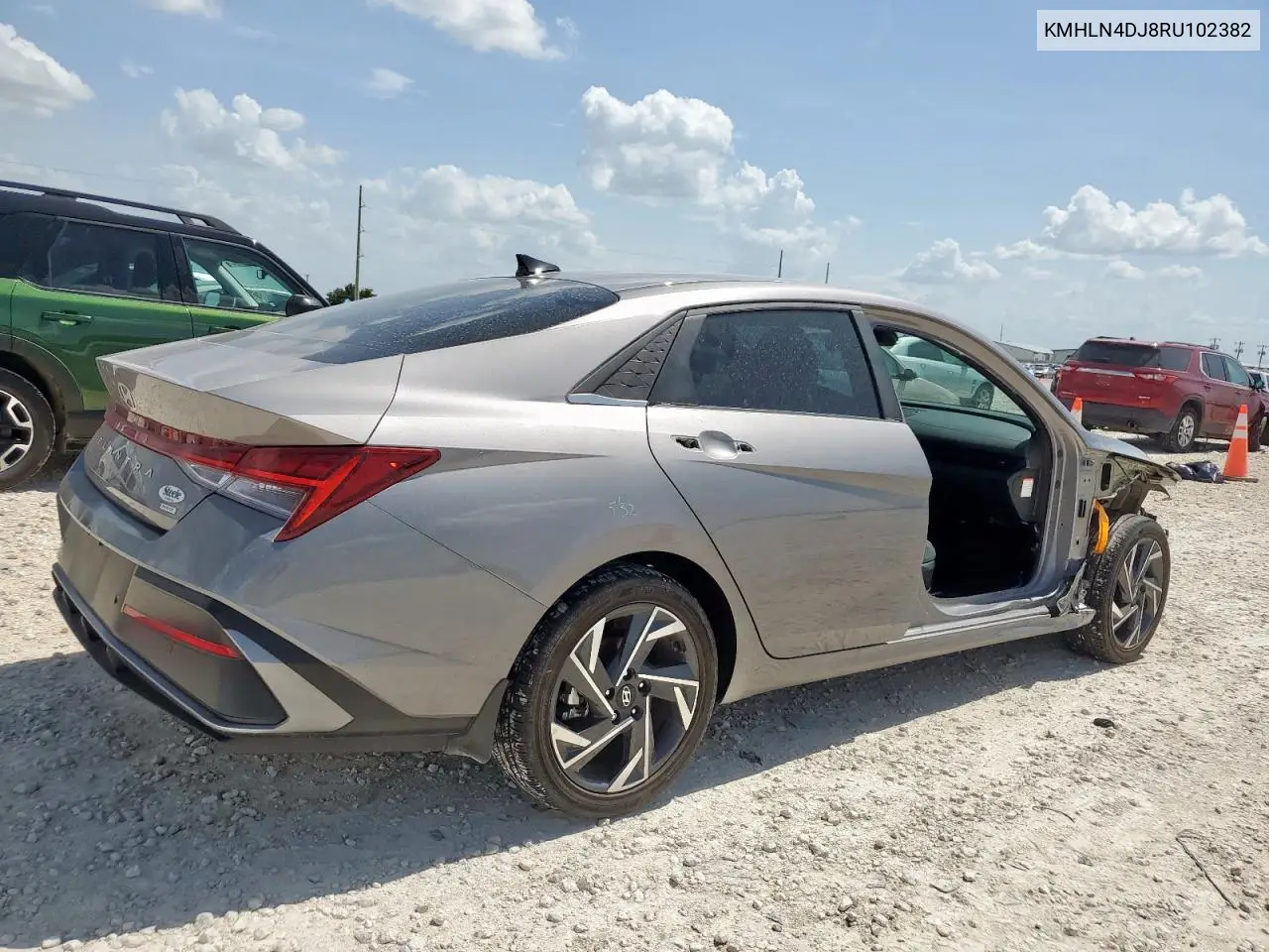 2024 Hyundai Elantra Limited VIN: KMHLN4DJ8RU102382 Lot: 61750475