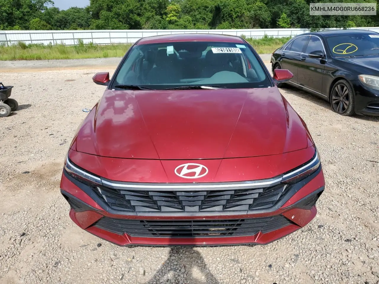 2024 Hyundai Elantra Sel VIN: KMHLM4DG0RU668236 Lot: 62101185