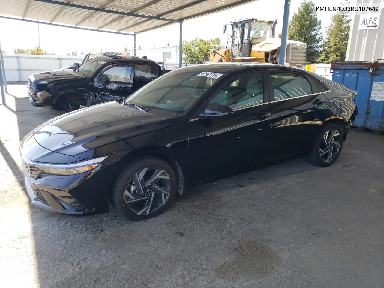 2024 Hyundai Elantra Limited VIN: KMHLN4DJ3RU107649 Lot: 62861725
