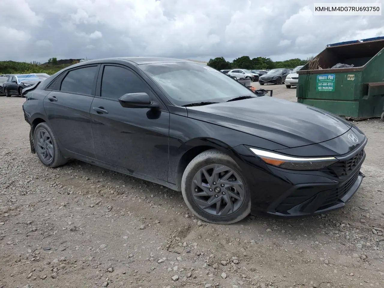2024 Hyundai Elantra Sel VIN: KMHLM4DG7RU693750 Lot: 62909485