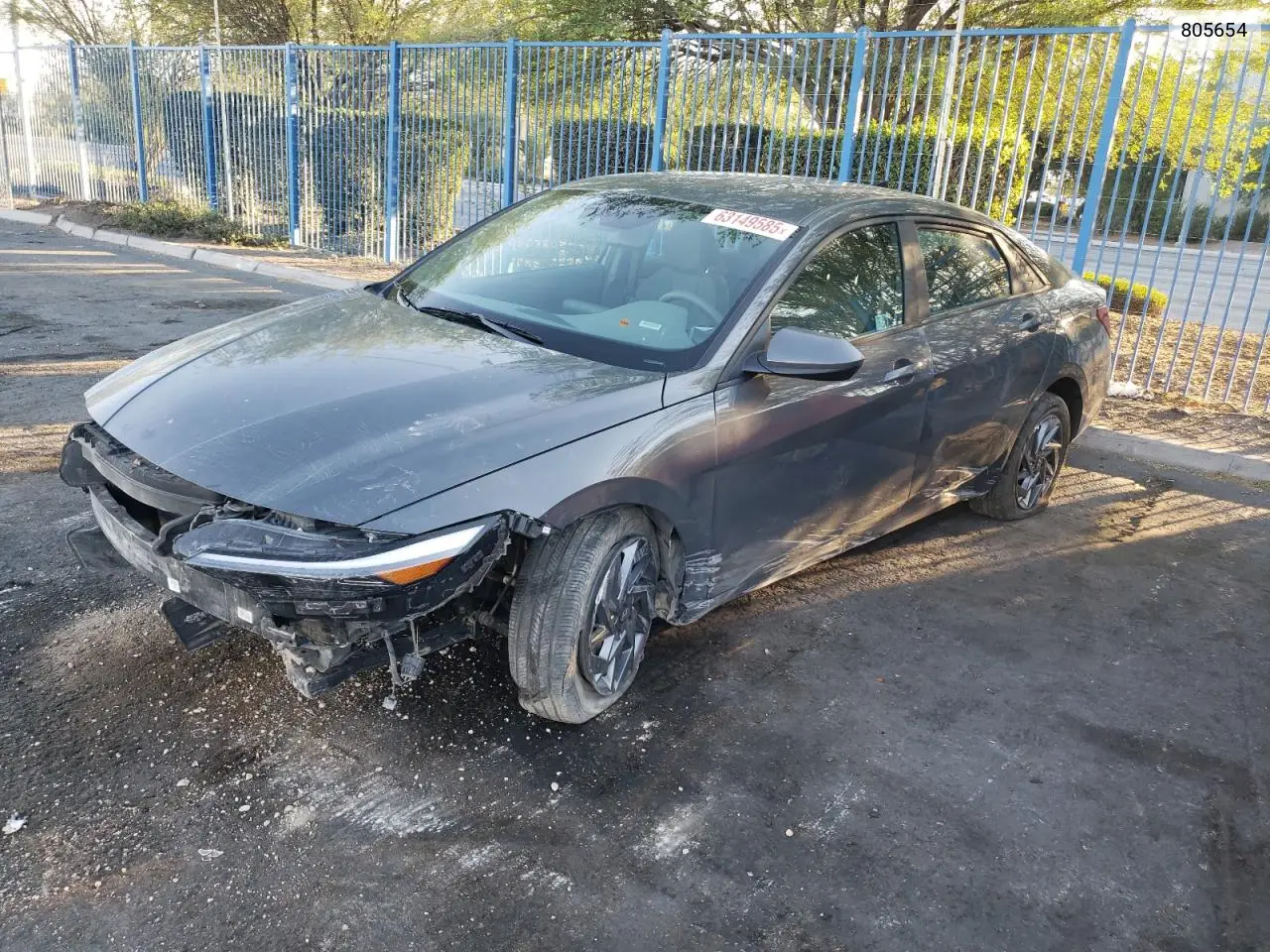 2024 Hyundai Elantra Sel VIN: 805654 Lot: 63149585