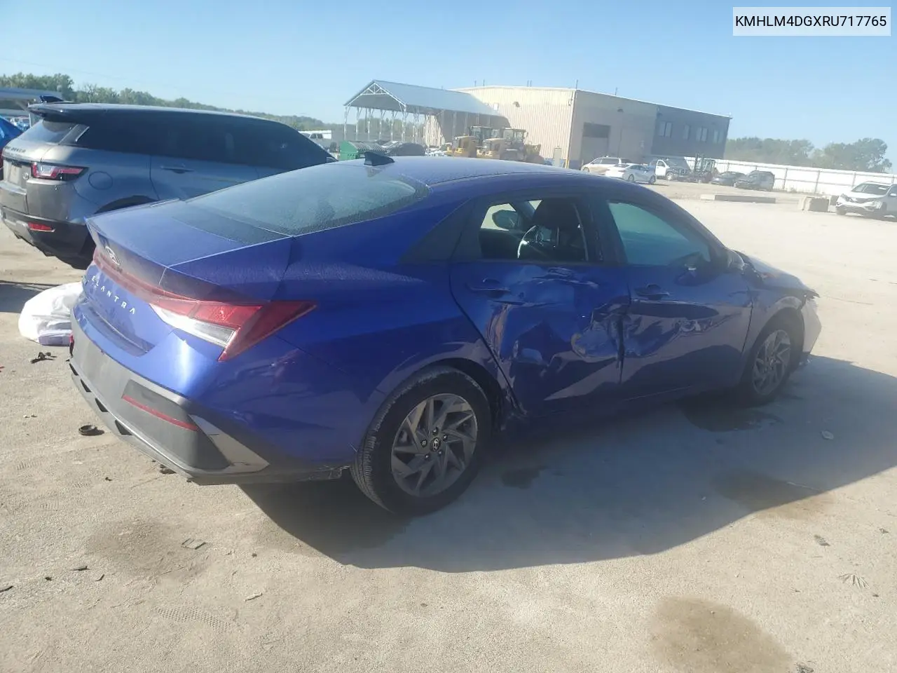 2024 Hyundai Elantra Sel VIN: KMHLM4DGXRU717765 Lot: 72957704