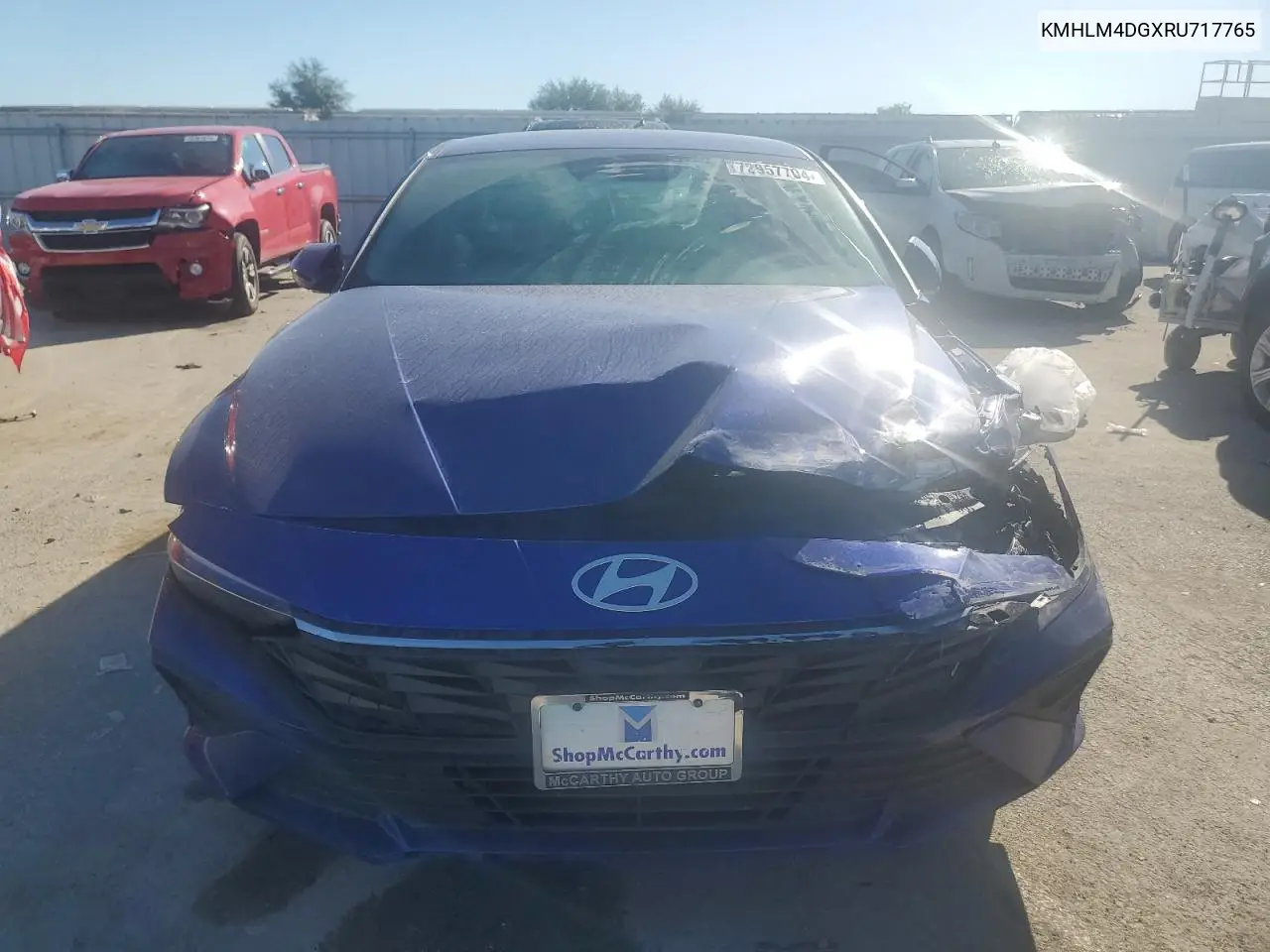 2024 Hyundai Elantra Sel VIN: KMHLM4DGXRU717765 Lot: 72957704
