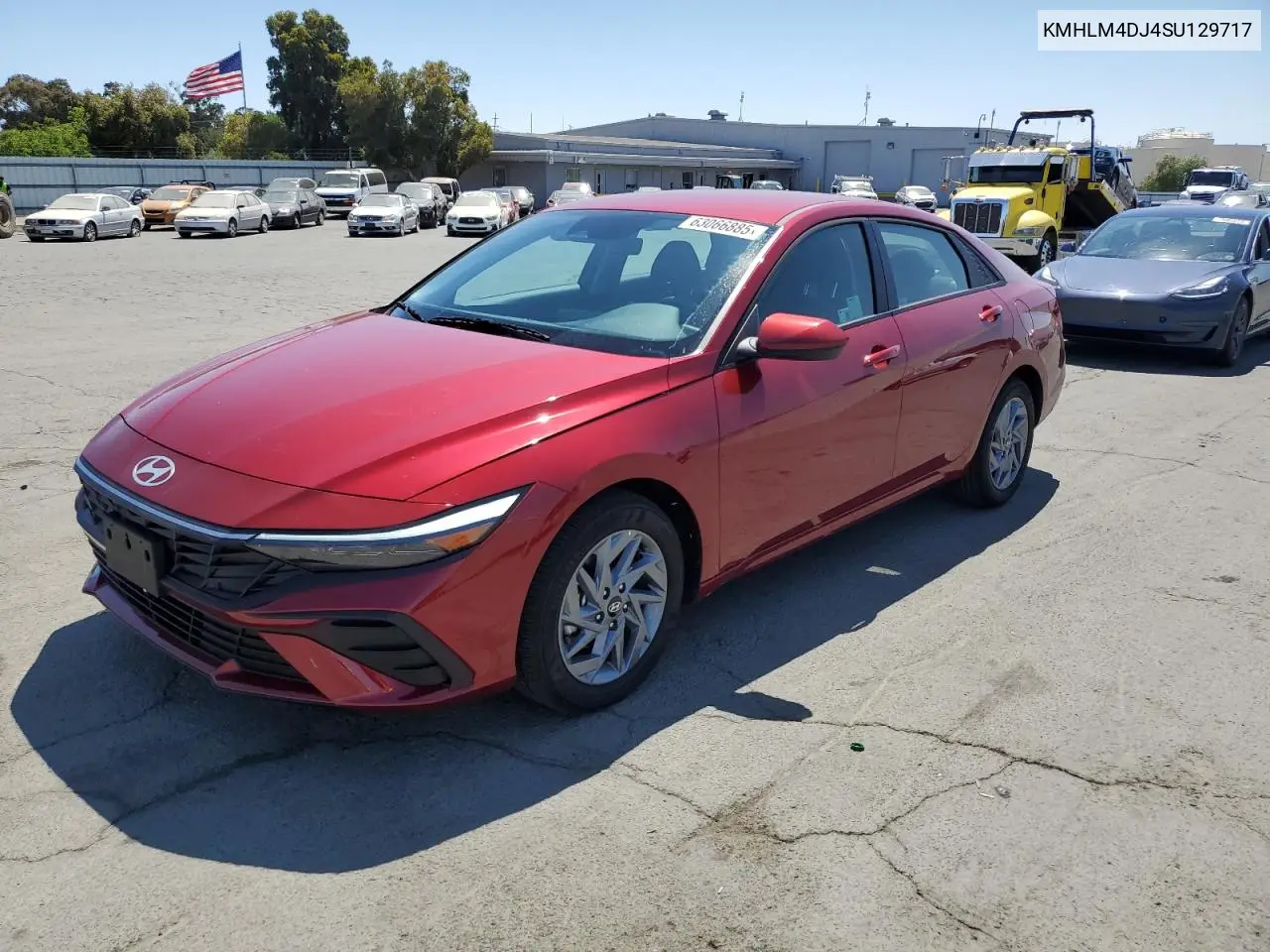2025 Hyundai Elantra Blue VIN: KMHLM4DJ4SU129717 Lot: 63066885