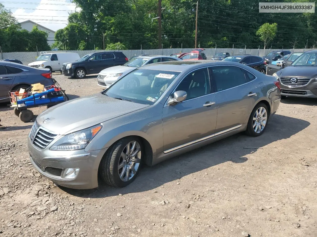 2011 Hyundai Equus Signature VIN: KMHGH4JF3BU033387 Lot: 62457085