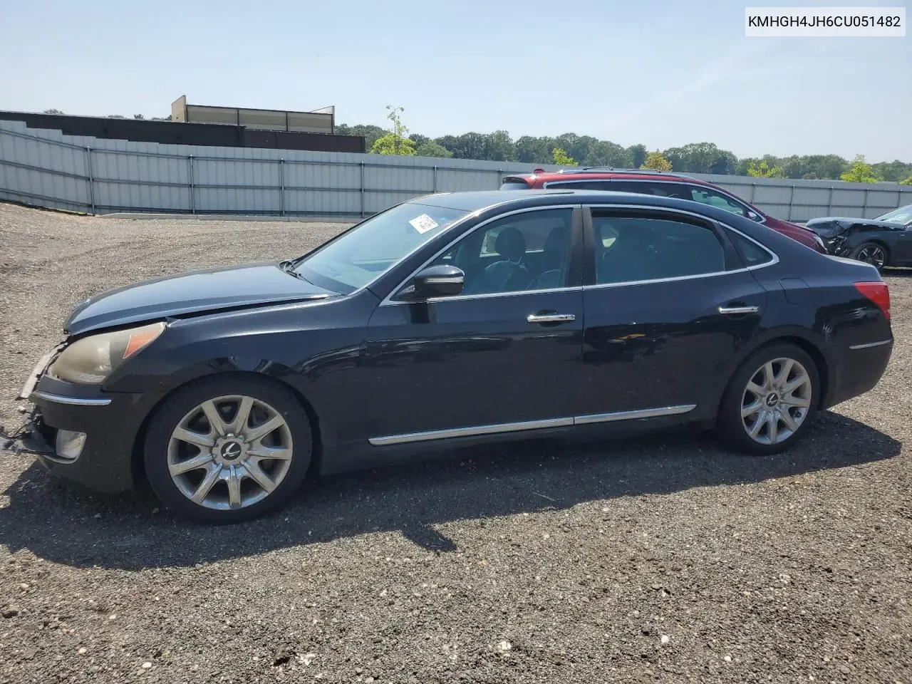 2012 Hyundai Equus Signature VIN: KMHGH4JH6CU051482 Lot: 61741935