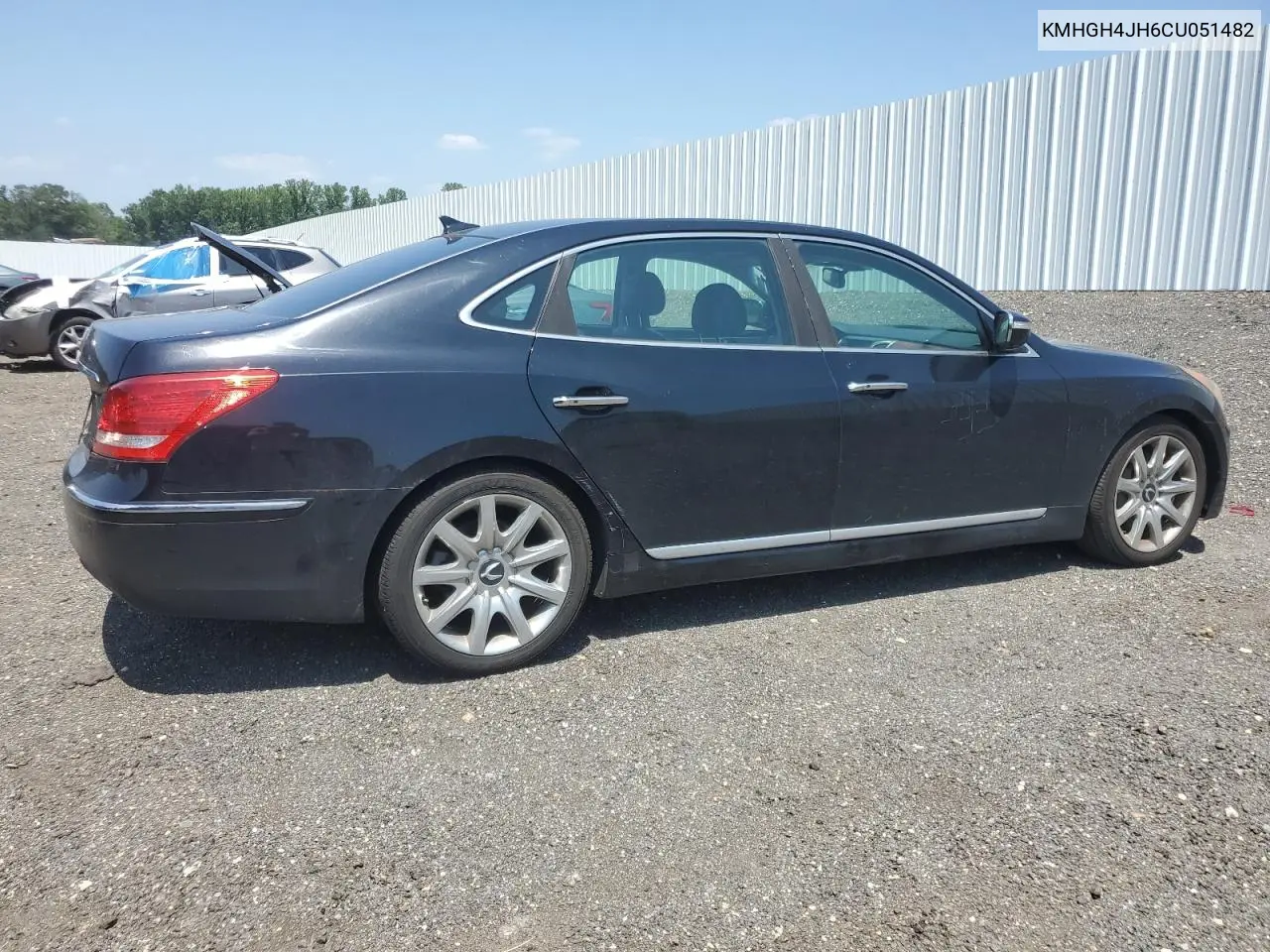 2012 Hyundai Equus Signature VIN: KMHGH4JH6CU051482 Lot: 61741935
