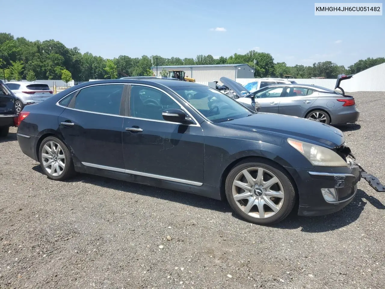 2012 Hyundai Equus Signature VIN: KMHGH4JH6CU051482 Lot: 61741935