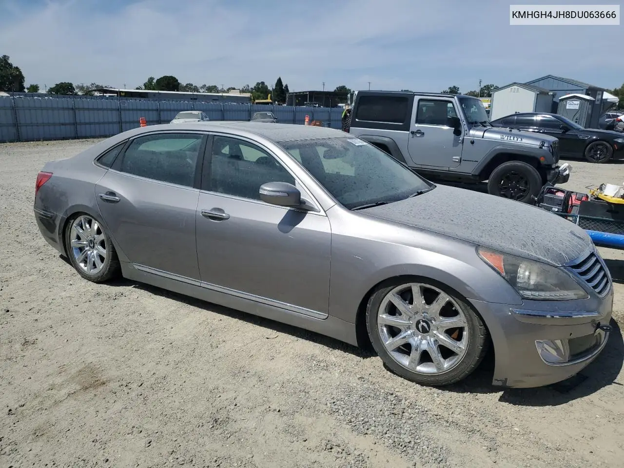 2013 Hyundai Equus Signature VIN: KMHGH4JH8DU063666 Lot: 63621585