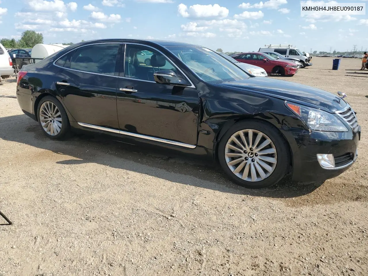 2014 Hyundai Equus Signature VIN: KMHGH4JH8EU090187 Lot: 62720525