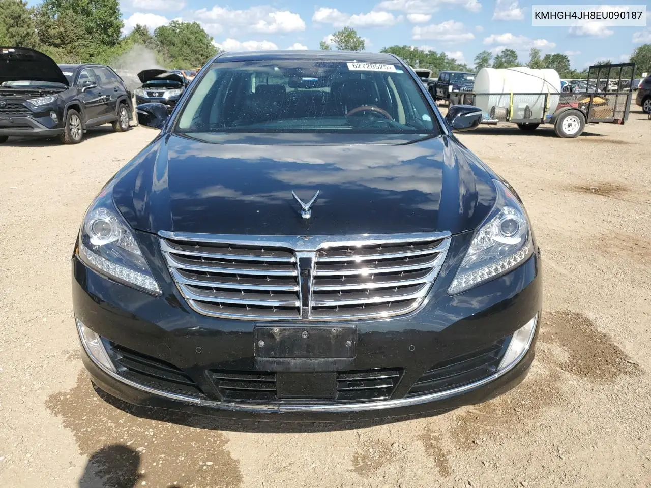 2014 Hyundai Equus Signature VIN: KMHGH4JH8EU090187 Lot: 62720525