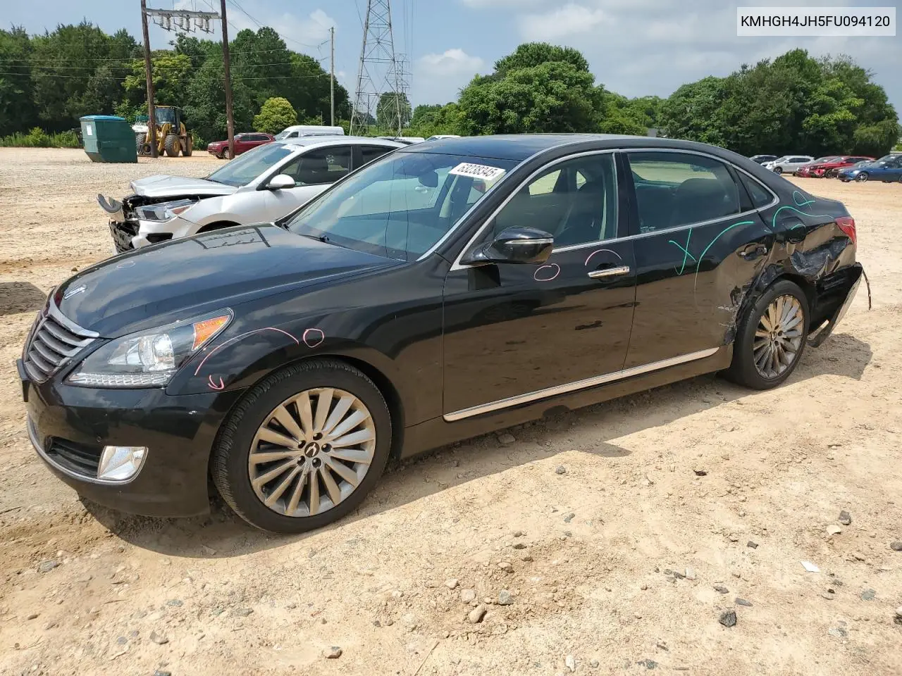 2015 Hyundai Equus Signature VIN: KMHGH4JH5FU094120 Lot: 63238345