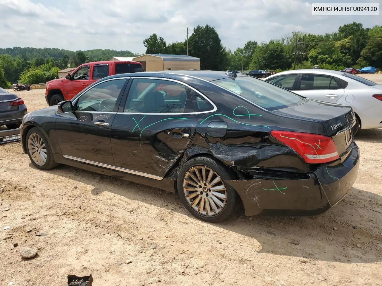 2015 Hyundai Equus Signature VIN: KMHGH4JH5FU094120 Lot: 63238345