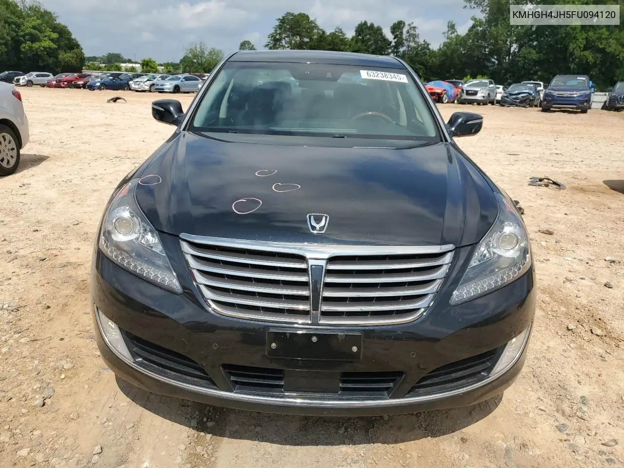 2015 Hyundai Equus Signature VIN: KMHGH4JH5FU094120 Lot: 63238345