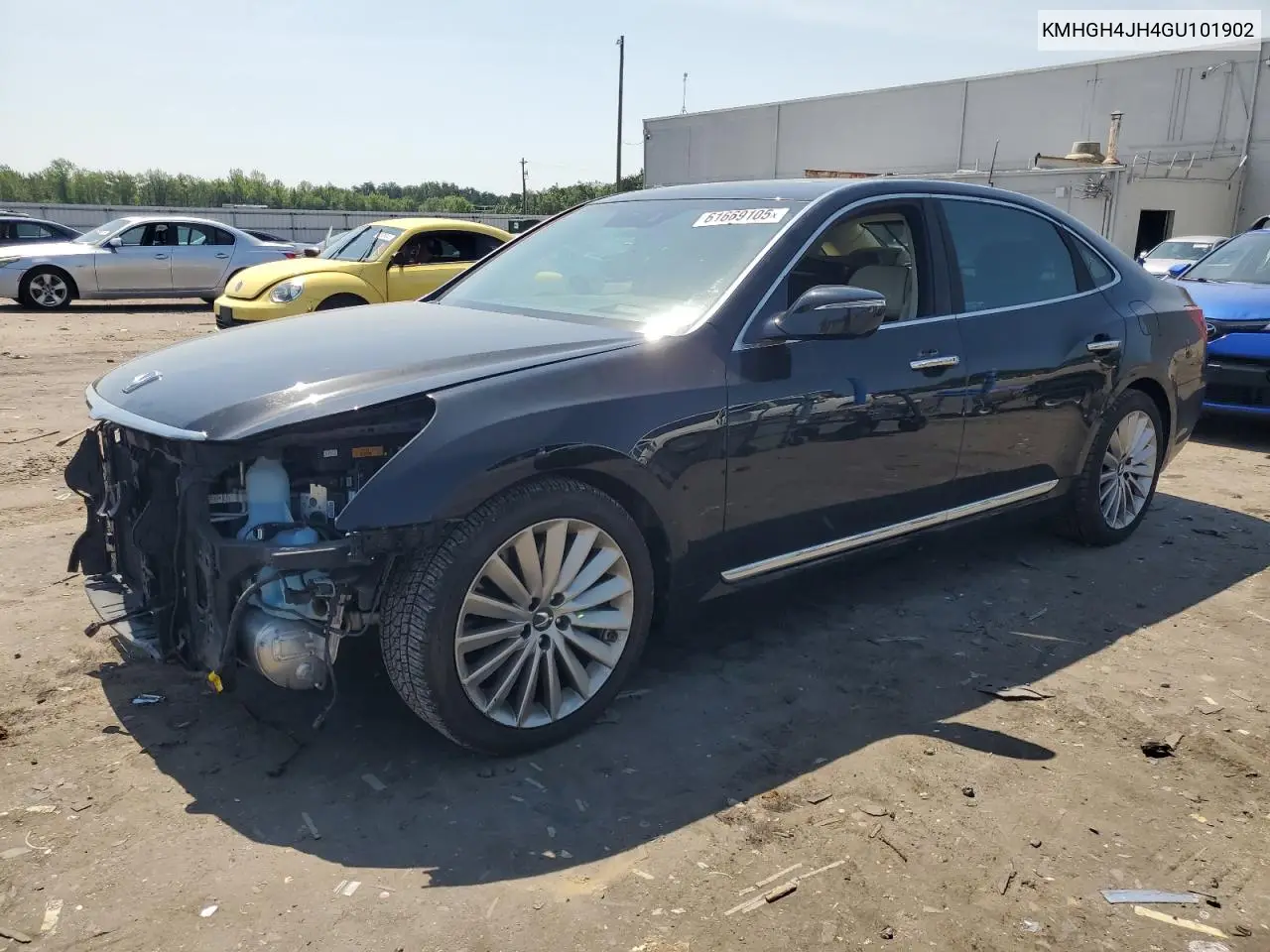 2016 Hyundai Equus Signature VIN: KMHGH4JH4GU101902 Lot: 61669105