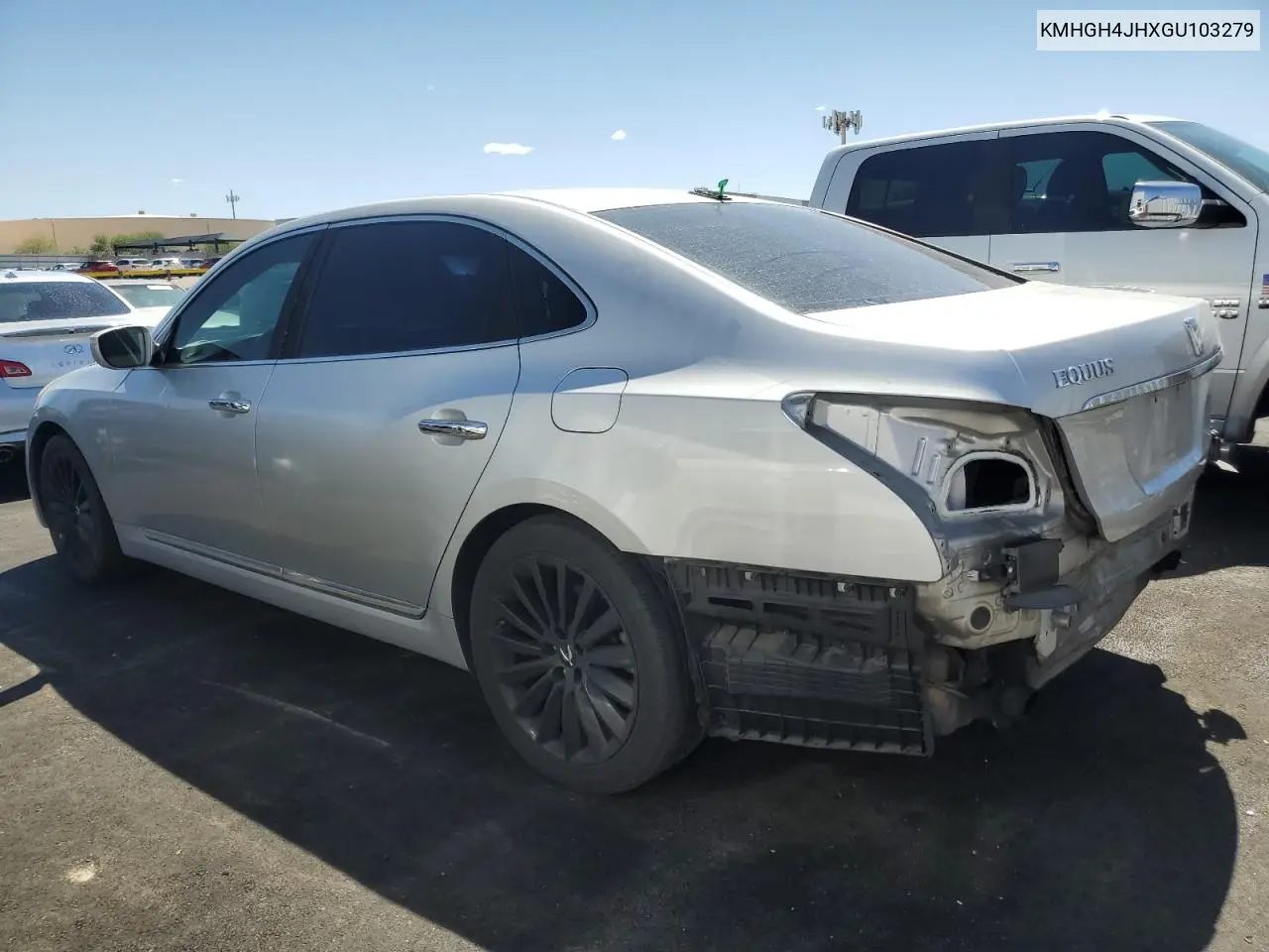 2016 Hyundai Equus Signature VIN: KMHGH4JHXGU103279 Lot: 63026785
