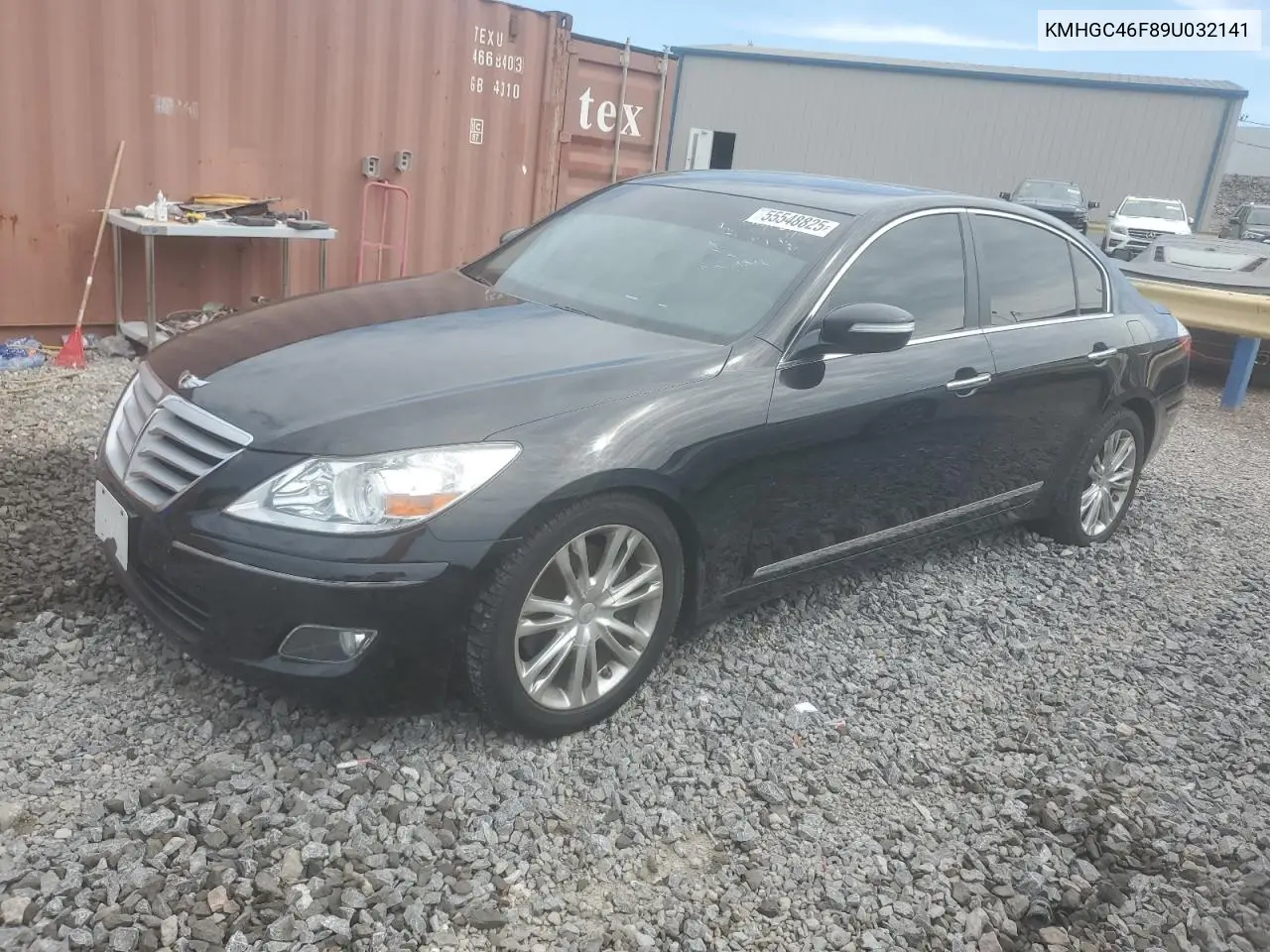 2009 Hyundai Genesis 4.6L VIN: KMHGC46F89U032141 Lot: 55548825