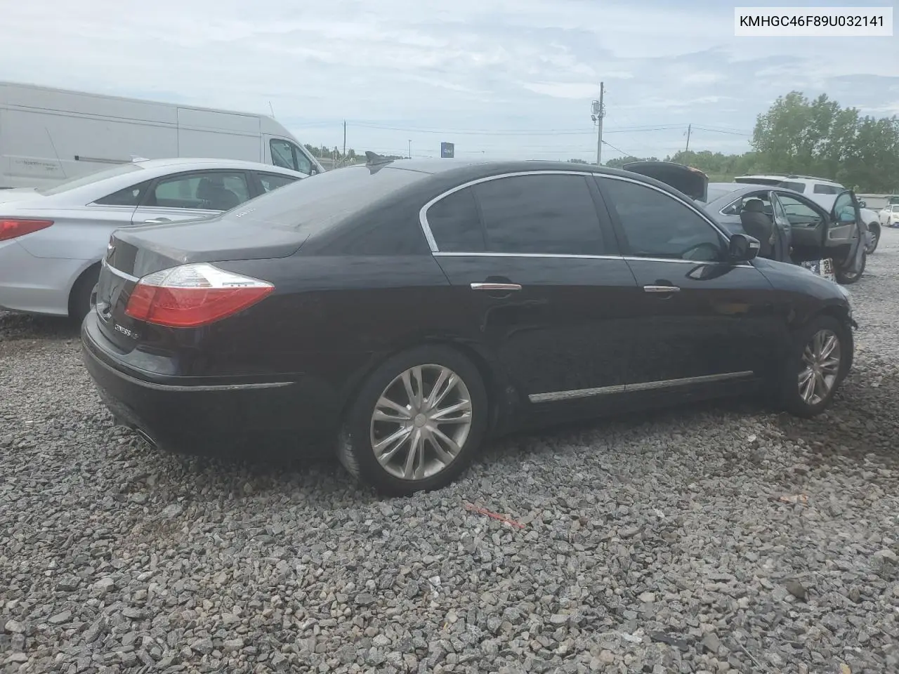 2009 Hyundai Genesis 4.6L VIN: KMHGC46F89U032141 Lot: 55548825