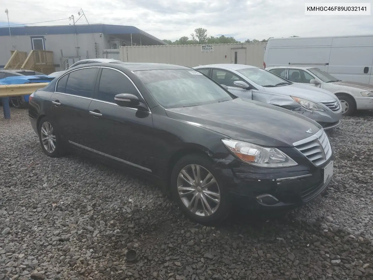 2009 Hyundai Genesis 4.6L VIN: KMHGC46F89U032141 Lot: 55548825