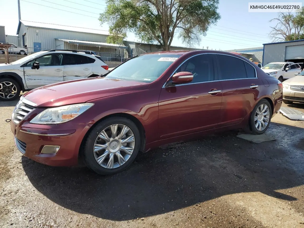 2009 Hyundai Genesis 3.8L VIN: KMHGC46E49U022780 Lot: 60662735