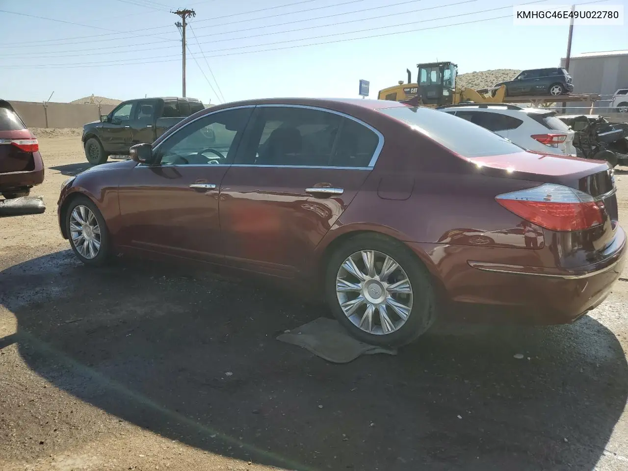 2009 Hyundai Genesis 3.8L VIN: KMHGC46E49U022780 Lot: 60662735