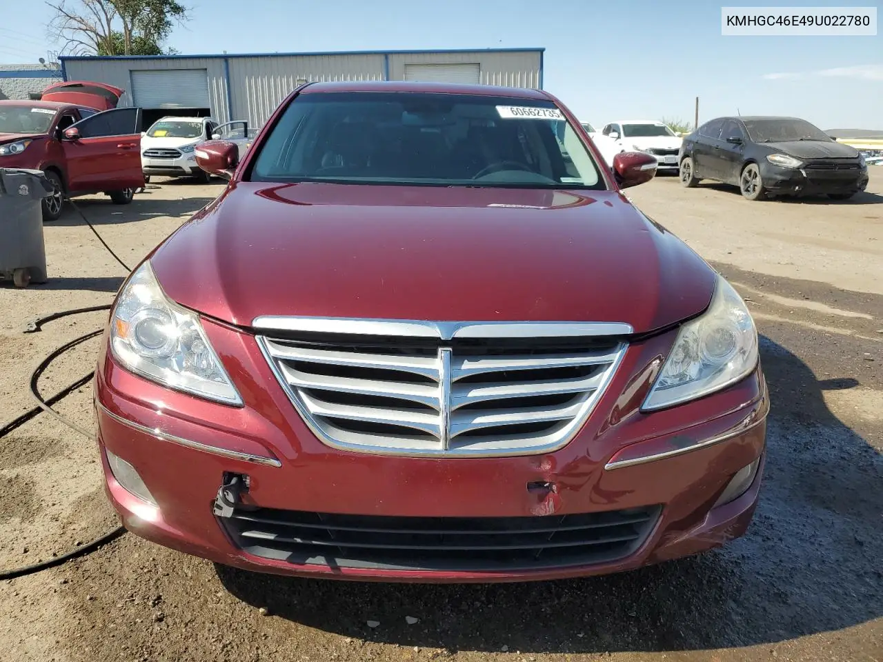 2009 Hyundai Genesis 3.8L VIN: KMHGC46E49U022780 Lot: 60662735