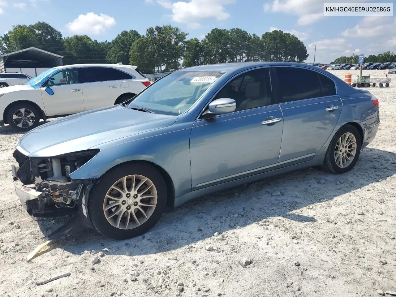 2009 Hyundai Genesis 3.8L VIN: KMHGC46E59U025865 Lot: 62866035