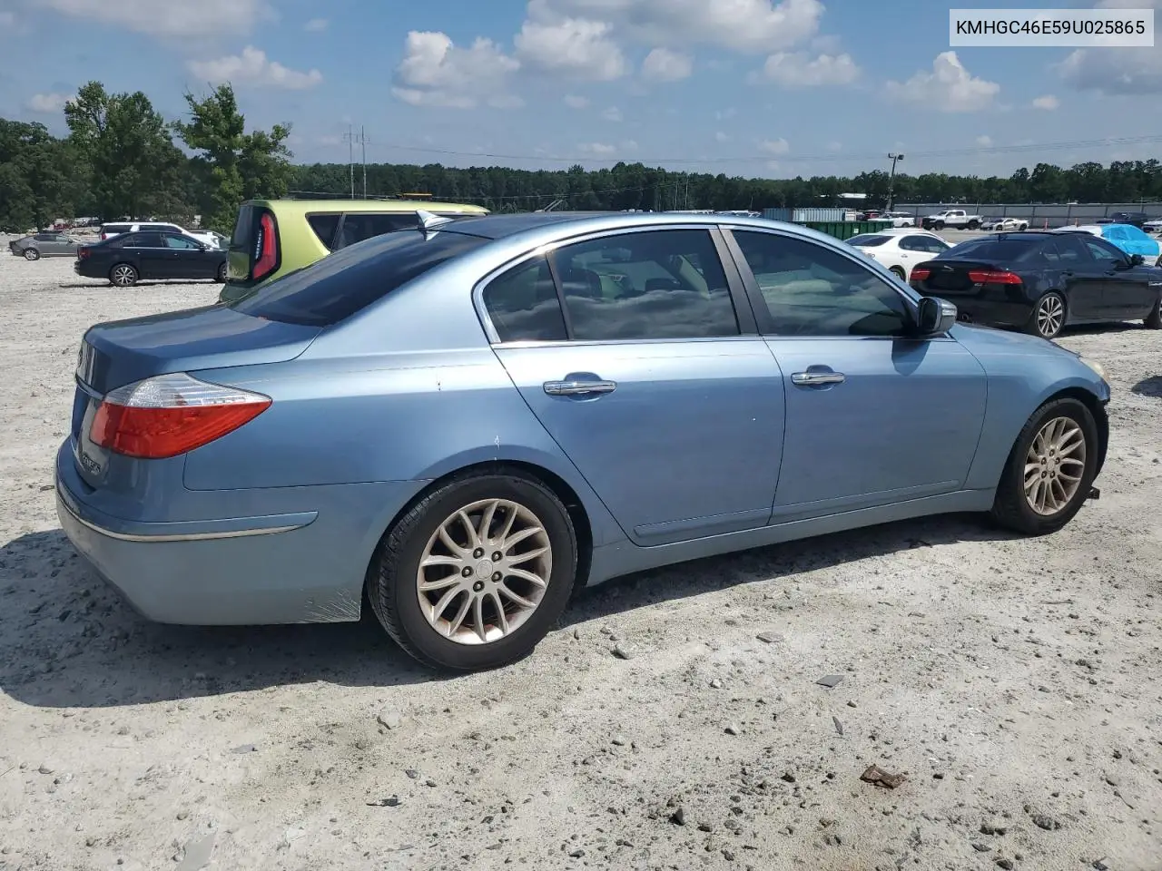 2009 Hyundai Genesis 3.8L VIN: KMHGC46E59U025865 Lot: 62866035