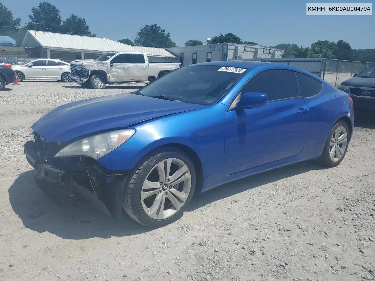 2010 Hyundai Genesis Coupe 2.0T VIN: KMHHT6KD0AU004794 Lot: 56877905