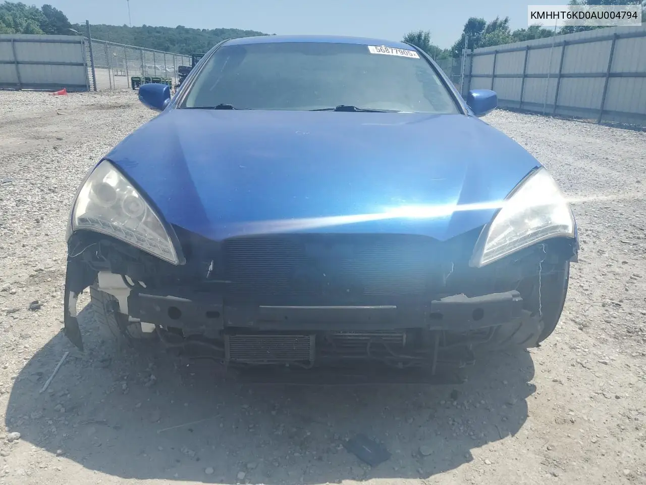 2010 Hyundai Genesis Coupe 2.0T VIN: KMHHT6KD0AU004794 Lot: 56877905