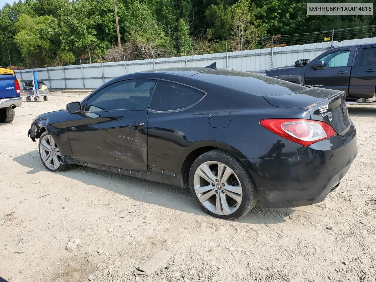 2010 Hyundai Genesis Coupe 3.8L VIN: KMHHU6KH1AU014816 Lot: 59250645