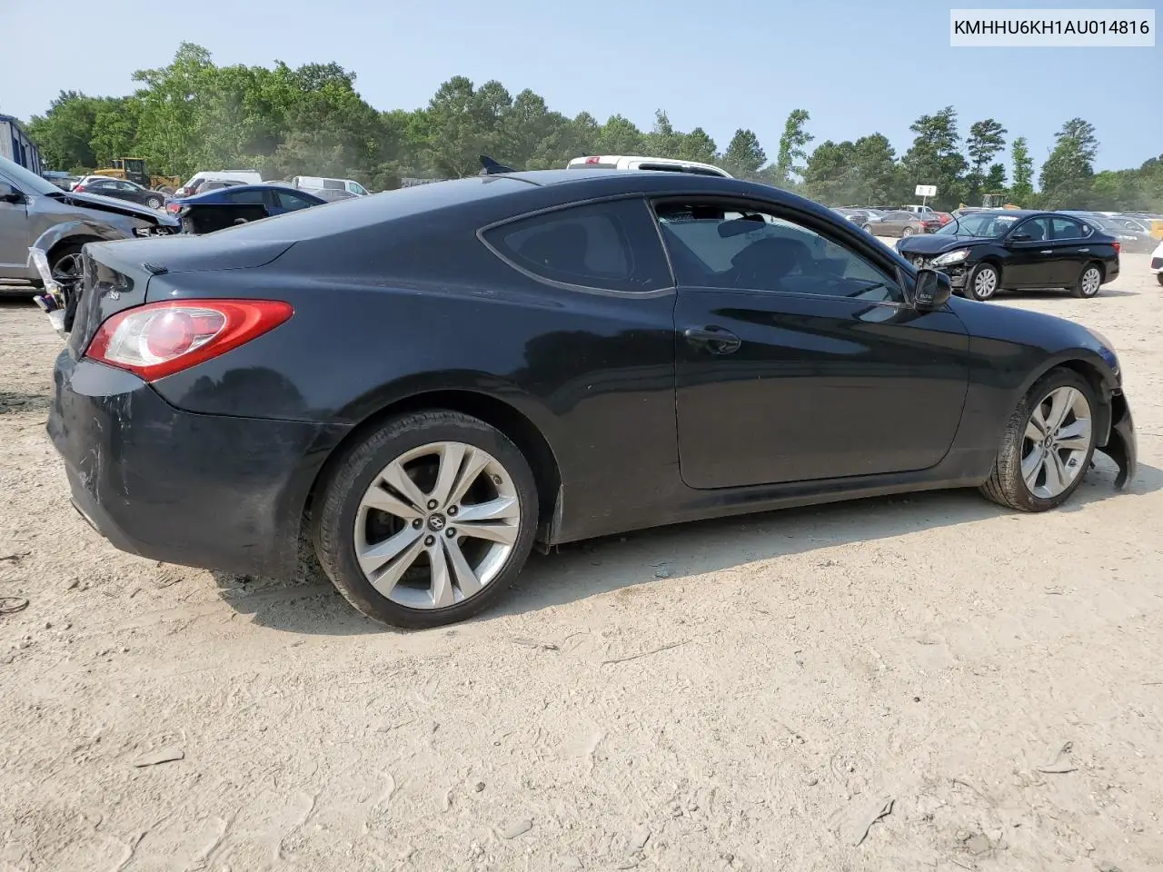 2010 Hyundai Genesis Coupe 3.8L VIN: KMHHU6KH1AU014816 Lot: 59250645