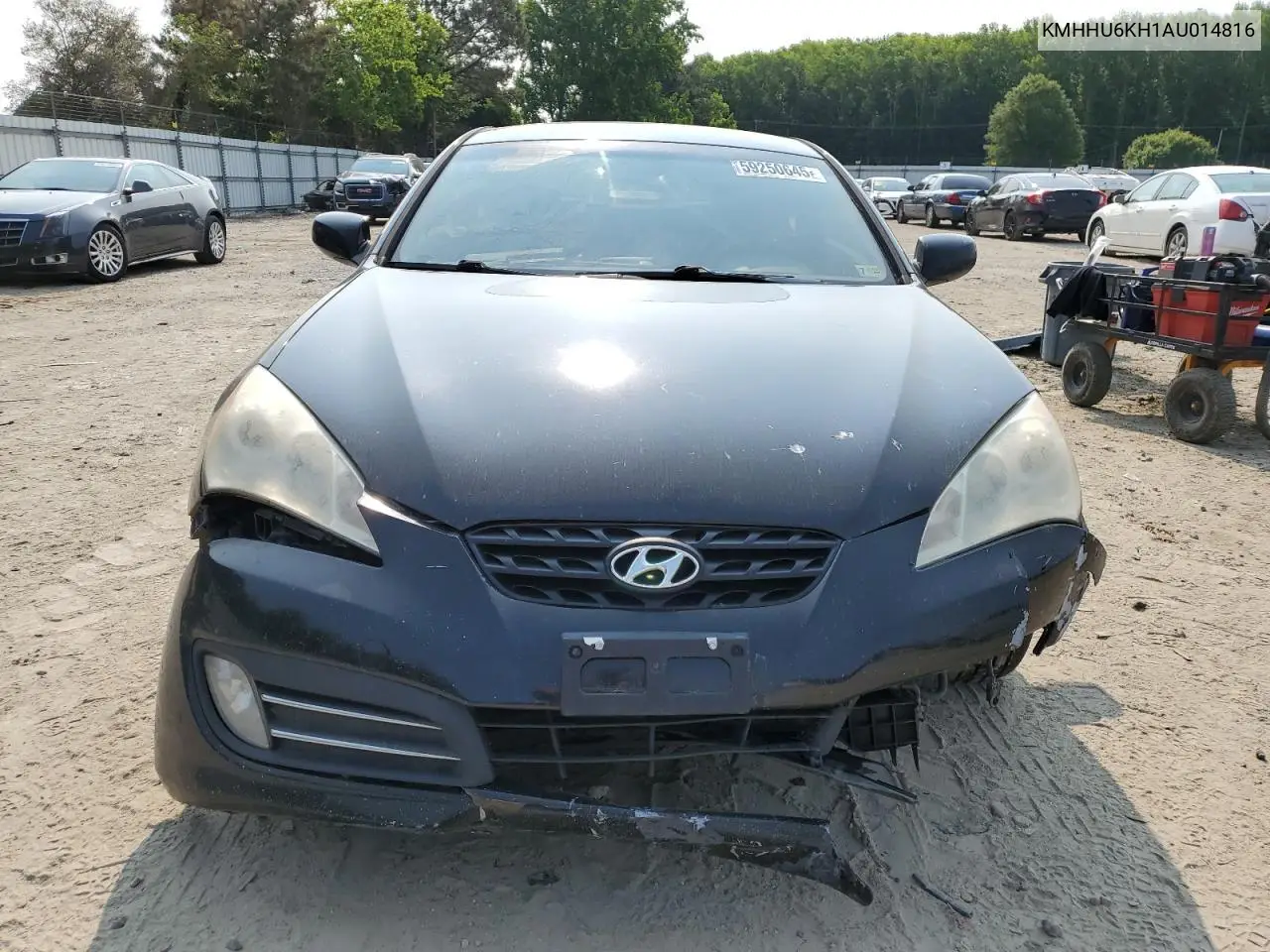 2010 Hyundai Genesis Coupe 3.8L VIN: KMHHU6KH1AU014816 Lot: 59250645