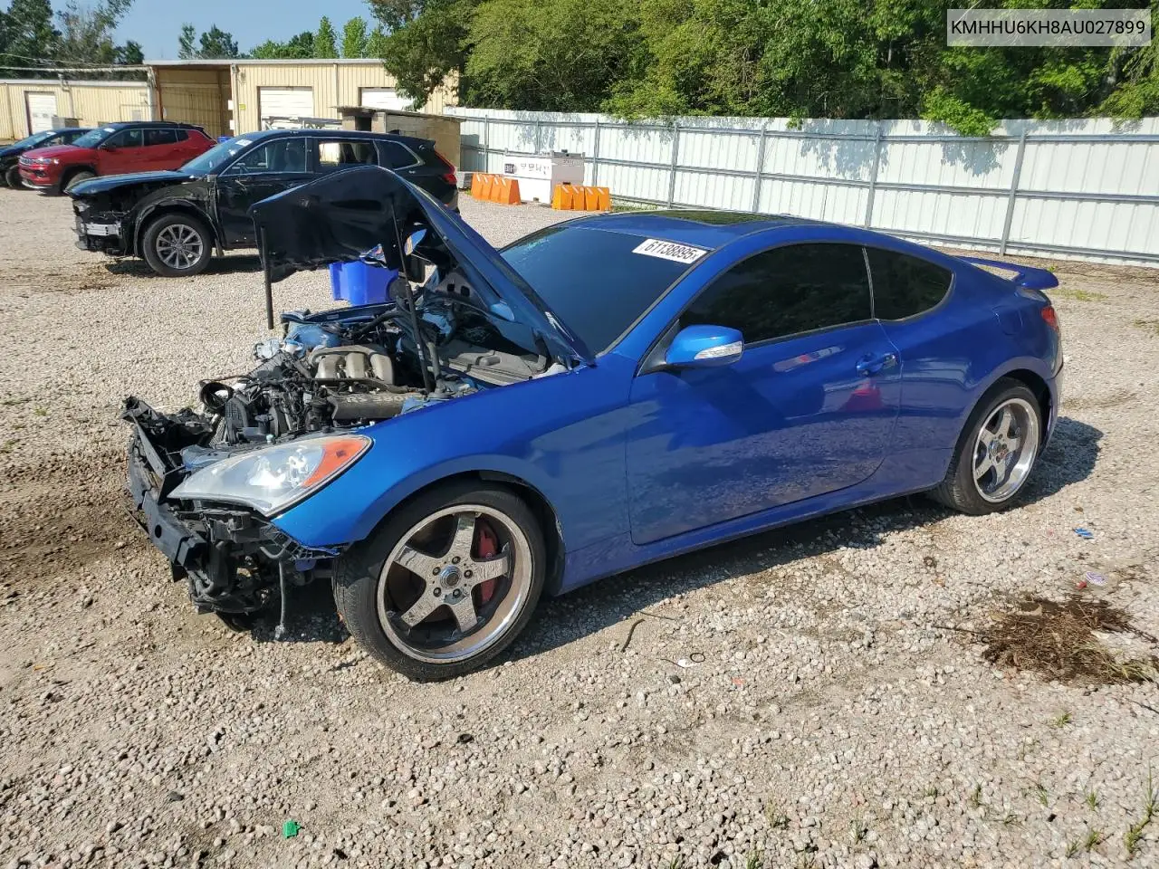 2010 Hyundai Genesis Coupe 3.8L VIN: KMHHU6KH8AU027899 Lot: 61138895