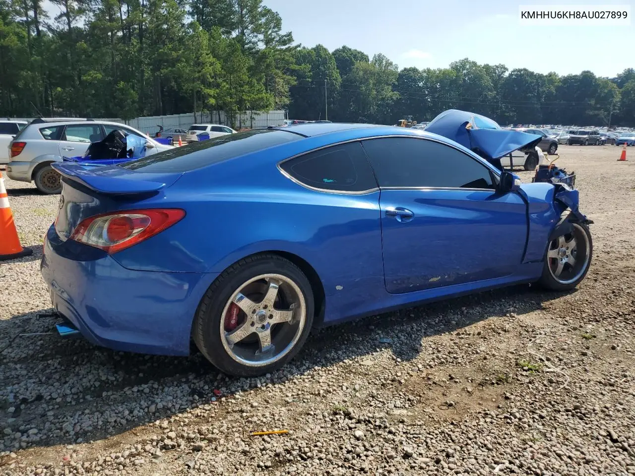 2010 Hyundai Genesis Coupe 3.8L VIN: KMHHU6KH8AU027899 Lot: 61138895