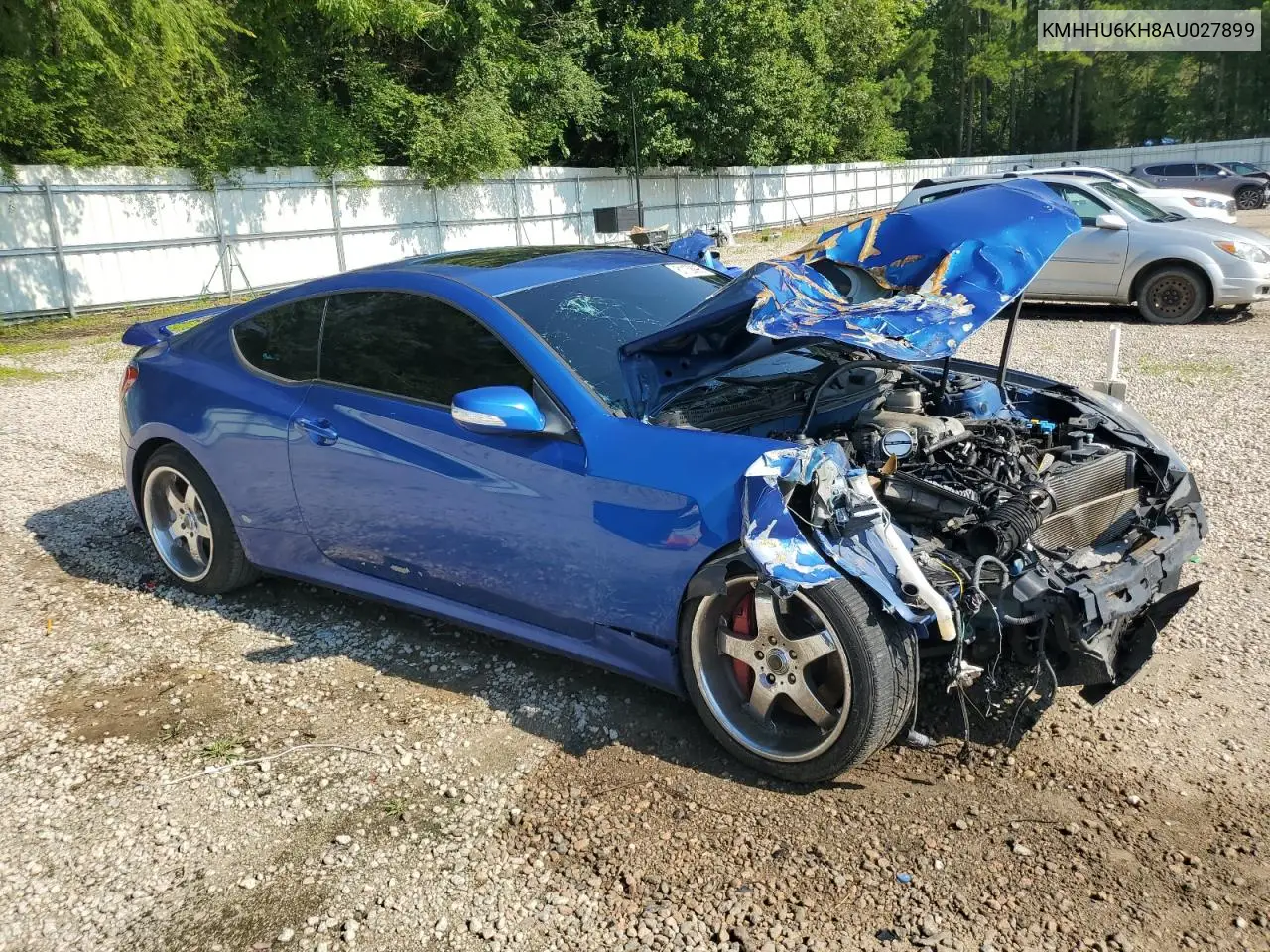 2010 Hyundai Genesis Coupe 3.8L VIN: KMHHU6KH8AU027899 Lot: 61138895