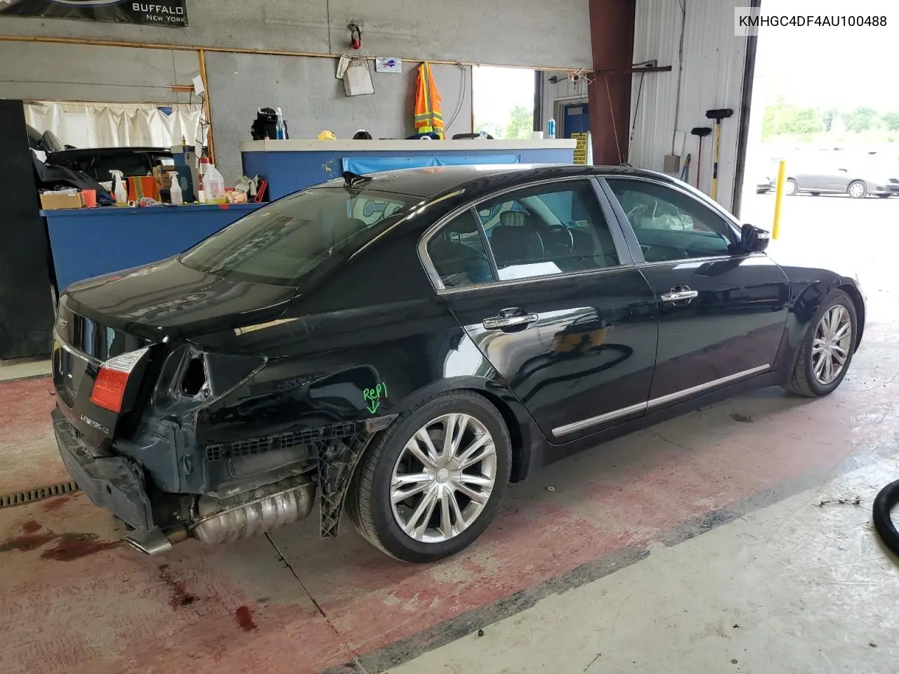 2010 Hyundai Genesis 4.6L VIN: KMHGC4DF4AU100488 Lot: 62478925