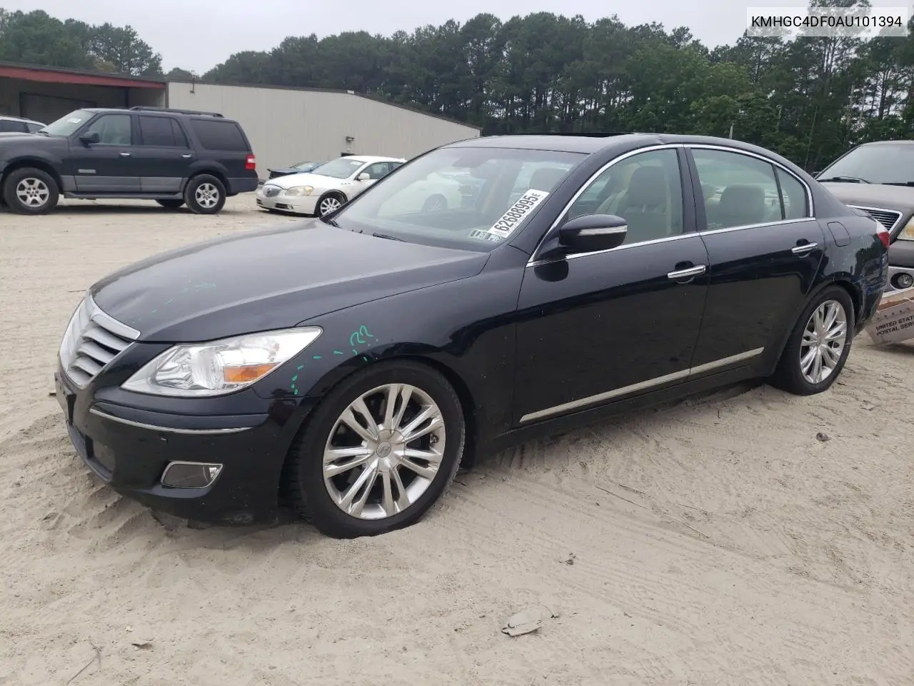 2010 Hyundai Genesis 4.6L VIN: KMHGC4DF0AU101394 Lot: 62688995