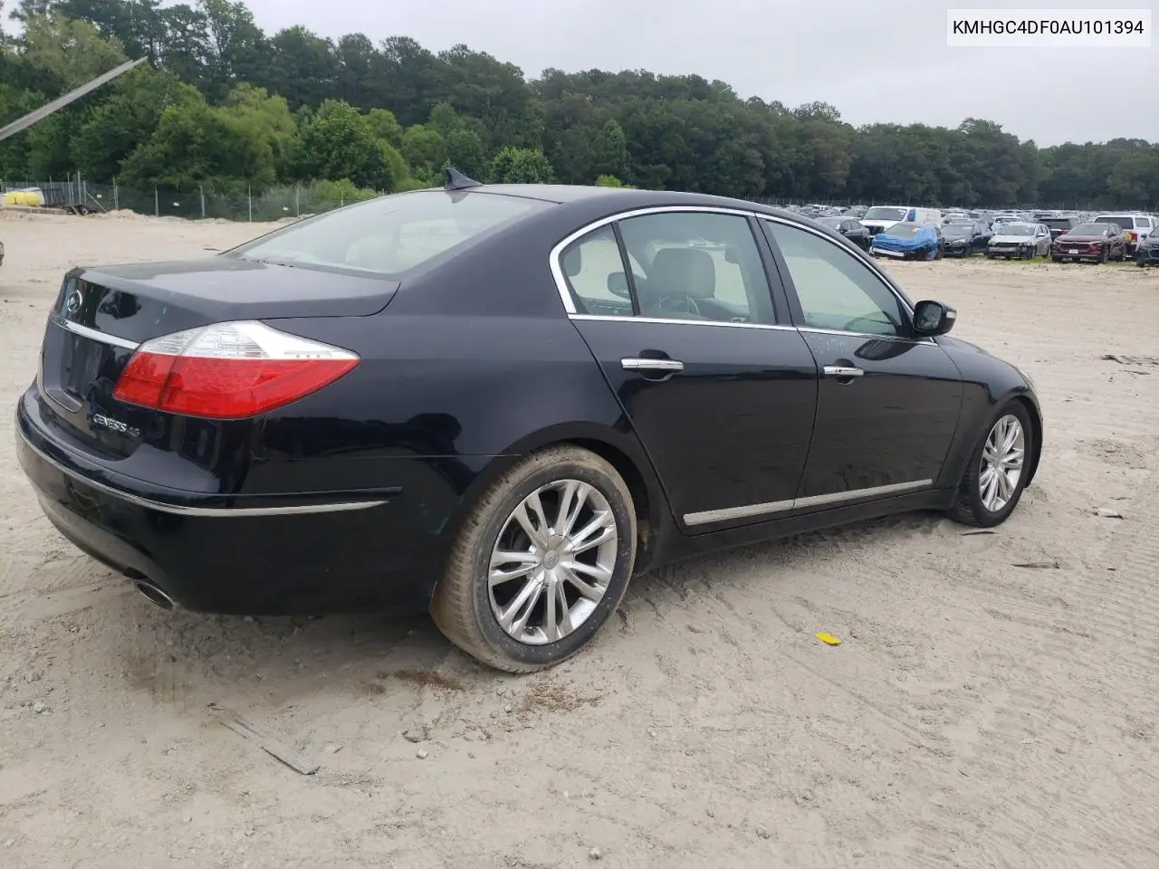 2010 Hyundai Genesis 4.6L VIN: KMHGC4DF0AU101394 Lot: 62688995