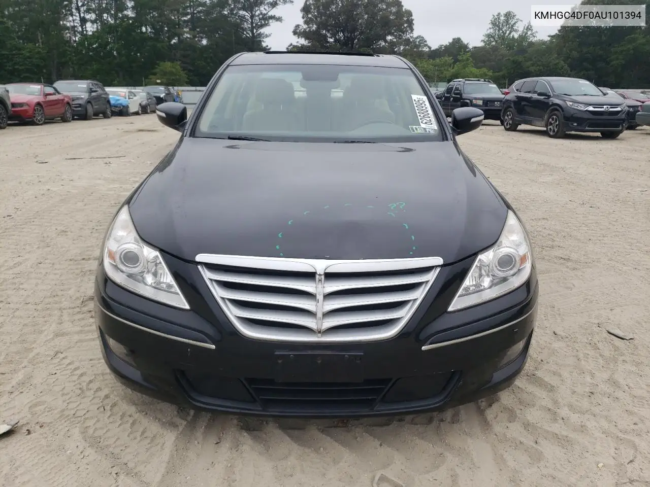 2010 Hyundai Genesis 4.6L VIN: KMHGC4DF0AU101394 Lot: 62688995