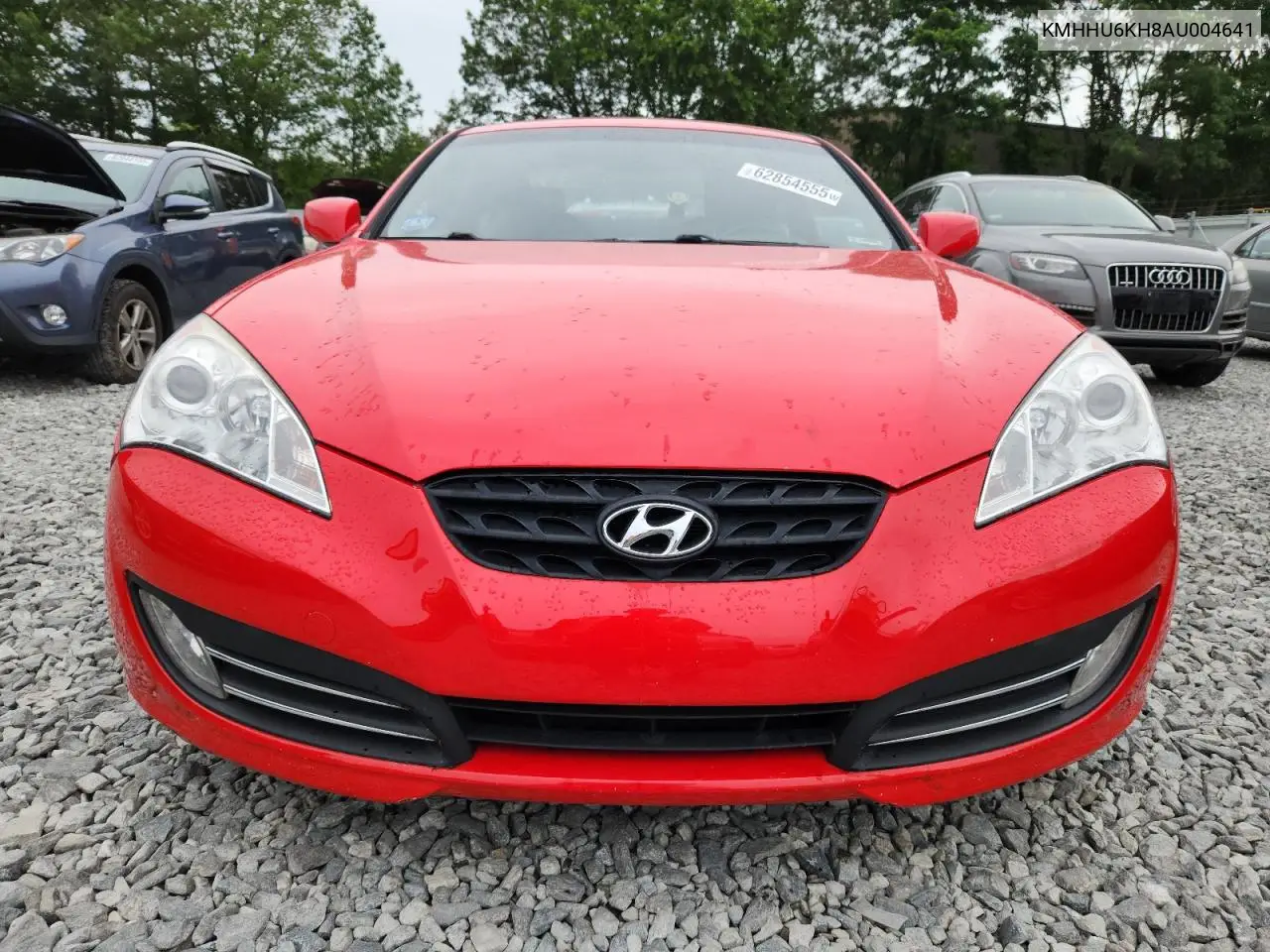 2010 Hyundai Genesis Coupe 3.8L VIN: KMHHU6KH8AU004641 Lot: 62854555