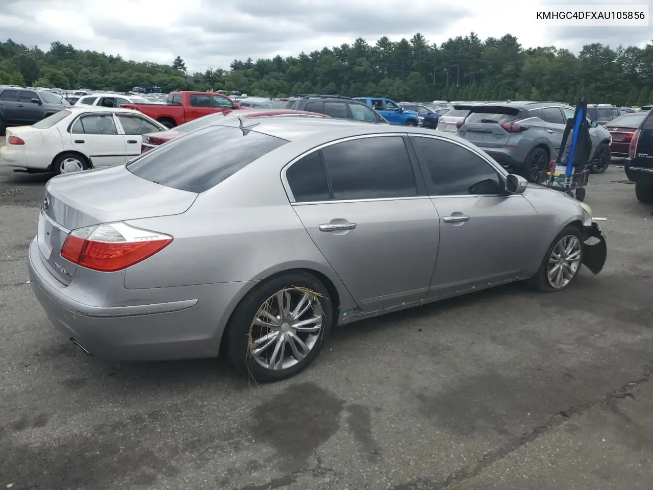 2010 Hyundai Genesis 4.6L VIN: KMHGC4DFXAU105856 Lot: 63817705