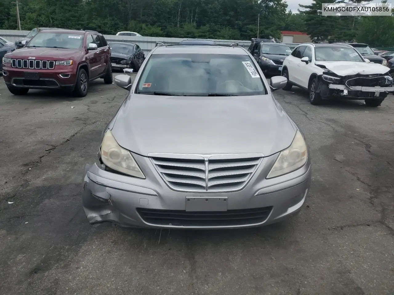 2010 Hyundai Genesis 4.6L VIN: KMHGC4DFXAU105856 Lot: 63817705
