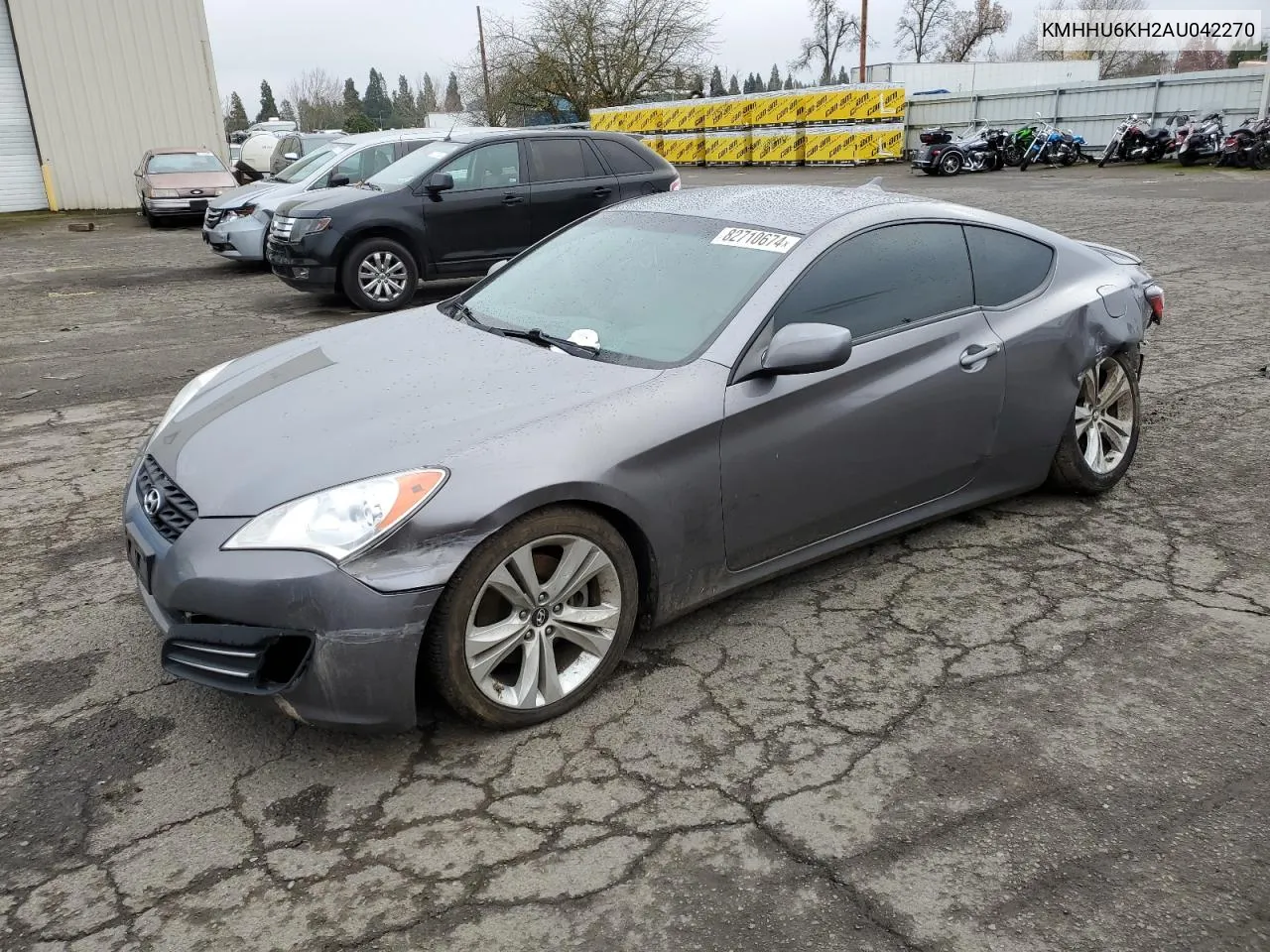 2010 Hyundai Genesis Coupe 3.8L VIN: KMHHU6KH2AU042270 Lot: 82710674